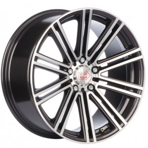 Mille Miglia 1002 Dark Anthracite/Polished 8x18