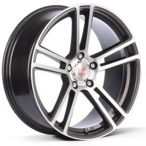 Mille Miglia 1002 Dark Anthracite/Polished 9x18